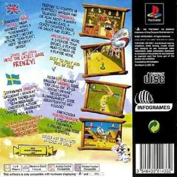 Asterix - Mega Madness (EU) box cover back